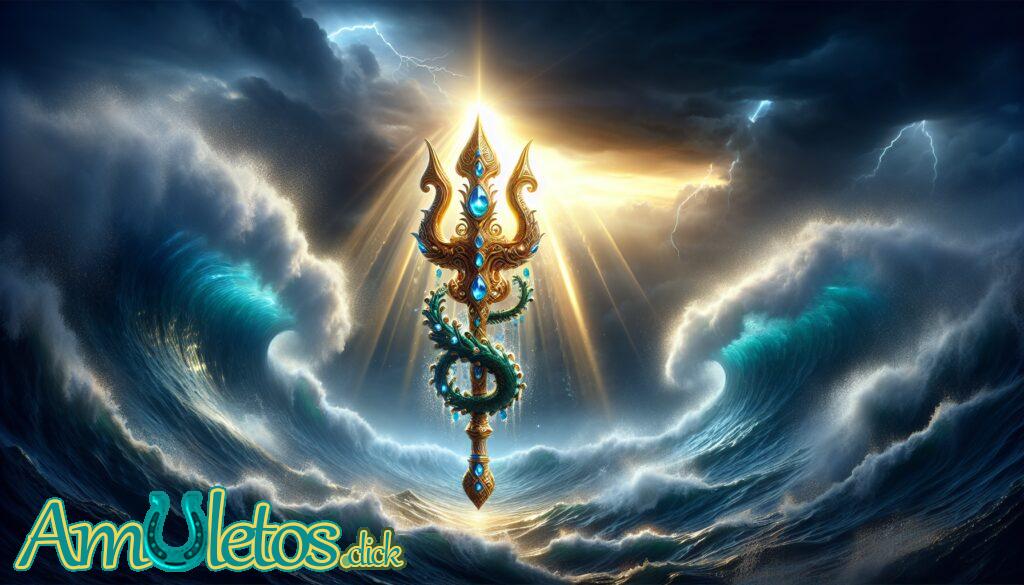 Amuleto tridente de Poseidón: Poder protector