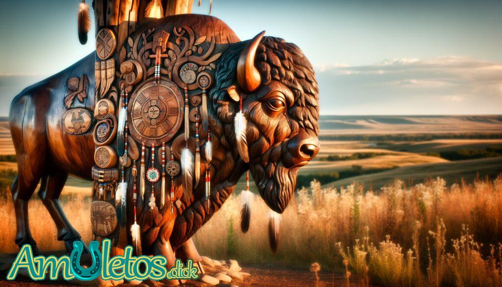 Descubre el imponente tótem de búfalo Sioux y su simbolismo