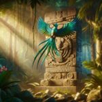 Descubre el mítico tótem de Quetzal azteca
