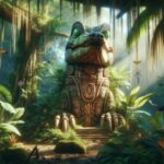 Descubriendo el sagrado tótem de caimán amazónico