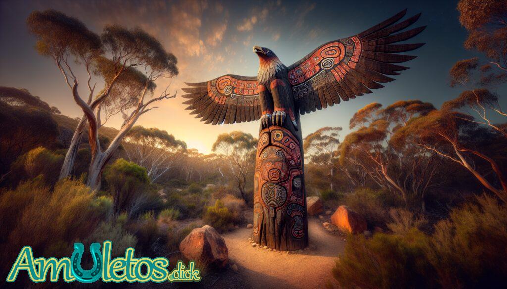 El mítico Tótem del Águila Australiana