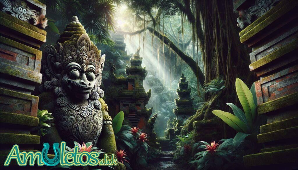 El simbólico Tótem del Mono Balinés