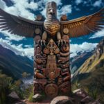 El venerado tótem de cóndor andino: símbolo y significado
