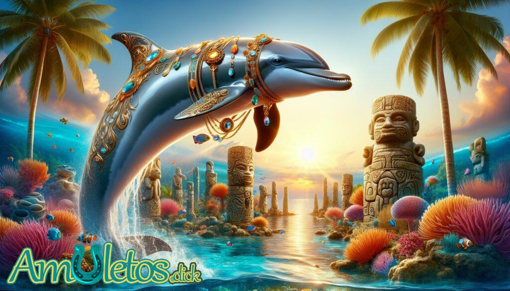 El venerado Tótem del Delfín Caribeño