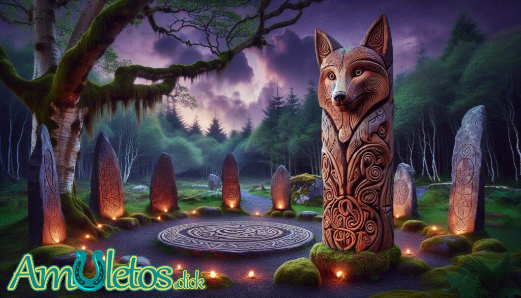 El venerado tótem del zorro celta: un símbolo de sabiduría y protección
